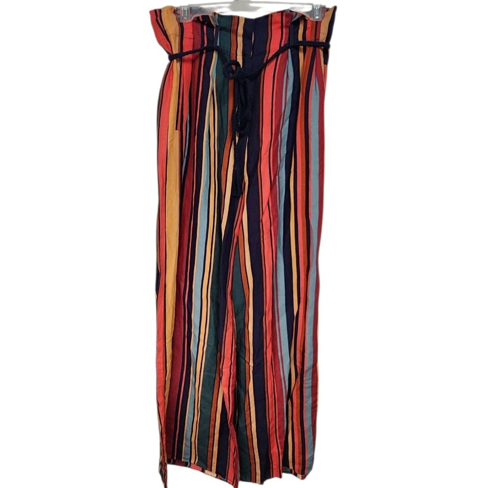 FARM Rio Multicolor Striped Wide Leg Pants